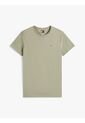 Camiseta Beige Clásica Con Cuello Redondo Tommy Jeans de Tommy Hilfiger
