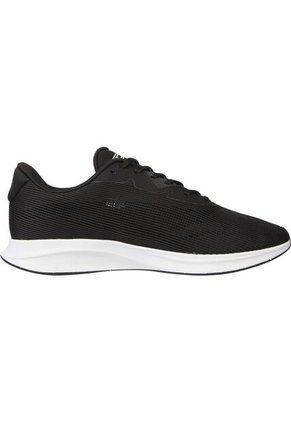 Tenis Negro De Malla Con Logo Tommy Hilfiger
