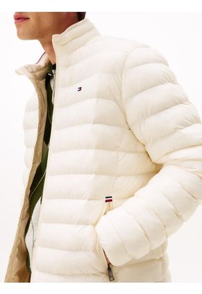Chaqueta Blanca Plegable Repelente Al Agua Tommy Hilfiger