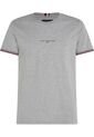 Camiseta Gris De Punto Con Corte Slim Tommy Hilfiger de Tommy Hilfiger
