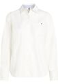 Camisa Blanca Oxford Manga Larga Con Logo Tommy Hilfiger de Tommy Hilfiger