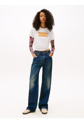Camiseta Blanca Essential De Corte Regular Tommy Jeans