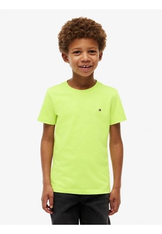 Camiseta Verde De Punto Con Logo Bordado Tommy Hilfiger Tommy Hilfiger