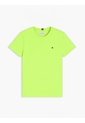 Camiseta Verde Para Niño De Punto Con Logo Bordado Tommy Hilfiger de Tommy Hilfiger