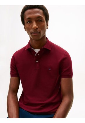 Polo Rojo De Corte Slim 1985 Tommy Hilfiger