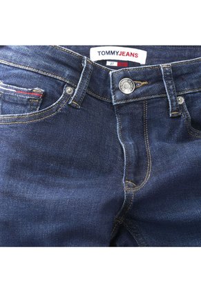 Jeans Sophie Ceñidos De Talle Bajo Mujer Azul Tommy Hilfiger