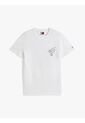 Camiseta Blanca Signature De Punto Con Logo Trasero Tommy Jeans de Tommy Hilfiger