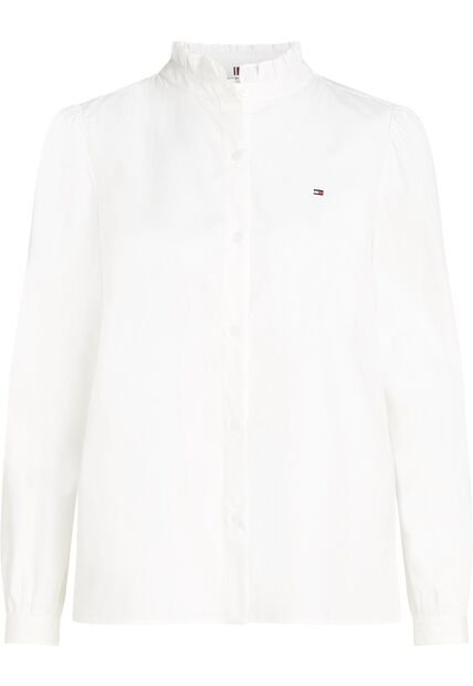 Camisa Blanca Clasica Poplin Manga Larga Tommy Hilfiger
