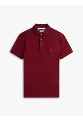Polo Rojo De Corte Slim 1985 Tommy Hilfiger