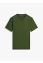 Camiseta Verde Con Cuello En V Y Logo Tommy Hilfiger de Tommy Hilfiger