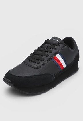 Tenis Lifestyle Negro Tommy Hilfiger Core Runner