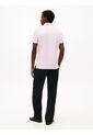 Polo Rosado De Punto Interlock De Corte Regular Tommy Hilfiger de Tommy Hilfiger
