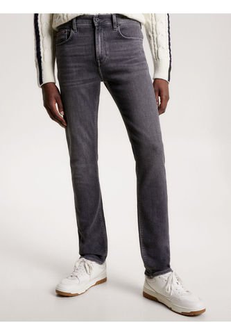 Jean Denton Recto Con Efecto Desteñido Hombre Gris Tommy Hilfiger Tommy Hilfiger