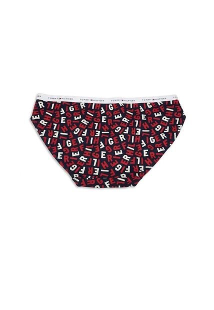 Bikini Azul Oscuro Con Logo En La Cintura Tommy Hilfiger