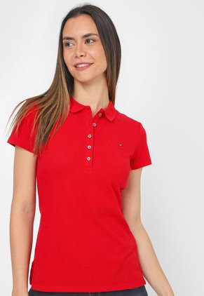 Polo Rojo Tommy Hilfiger