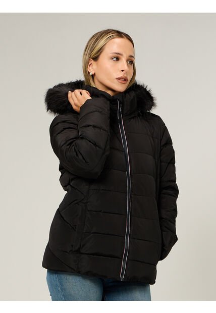 Chaqueta Negra Acolchada Tommy Hilfiger