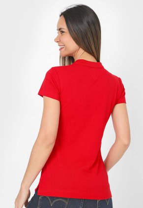 Polo Rojo Tommy Hilfiger