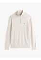 Saco Blanco Con Cuello Perkins Y Cremallera Tommy Hilfiger de Tommy Hilfiger