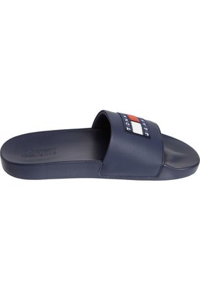 Sandalias Flip Flop Azul Corduroy Patch Tommy Hilfiger
