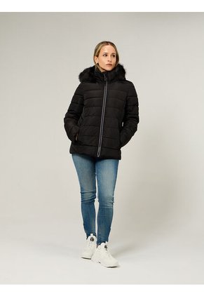 Chaqueta Negra Acolchada Tommy Hilfiger