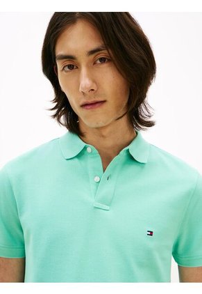 Polo Celeste 1985 De Corte Regular Tommy Hilfiger