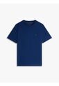 Camiseta Azul De Cuello Redondo Con Logo Bordado Tommy Hilfiger de Tommy Hilfiger