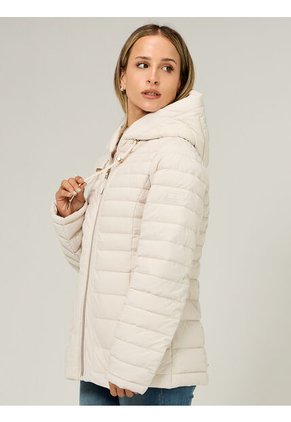 Chaqueta Beige Ligera Acolchada Tommy Hilfiger