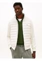 Chaqueta Blanca De Punto Acolchada Con Cremallera Tommy Hilfiger de Tommy Hilfiger