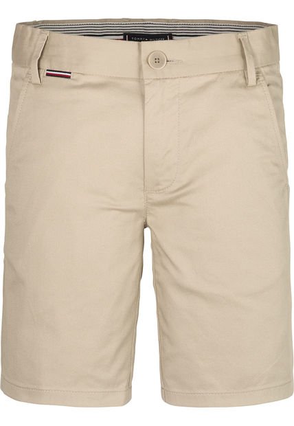 Bermuda Chino 1985 Para Niño Beige Tommy Hilfiger