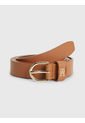 Cinturón Marrón De Piel Con Monograma Para Mujer Tommy Hilfiger de Tommy Hilfiger