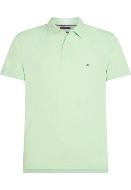 Polo Verde De Corte Slim 1985 Tommy Hilfiger