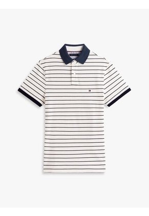 Polo Blanco 1985 De Corte Regular Tommy Hilfiger