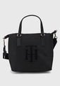 Bolso Negro-Dorado Tommy Hilfiger de Tommy Hilfiger