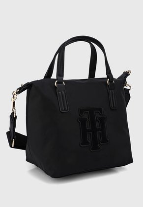 Bolso Negro-Dorado Tommy Hilfiger