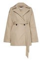 Gabán Beige Con Cinturón Para Mujer Tommy Hilfiger de Tommy Hilfiger