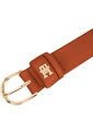 Cinturón Marrón De Piel Con Monograma Para Mujer Tommy Hilfiger de Tommy Hilfiger