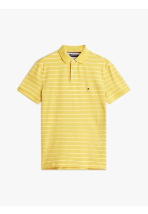 Polo Amarillo 1985 De Corte Regular Tommy Hilfiger