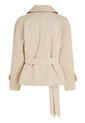 Chaquetón De Botonadura Doble Con Cinturón Mujer Beige Tommy Hilfiger de Tommy Hilfiger