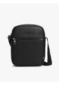 Bolso Negro Reporter Con Panel Tejido Tommy Hilfiger de Tommy Hilfiger