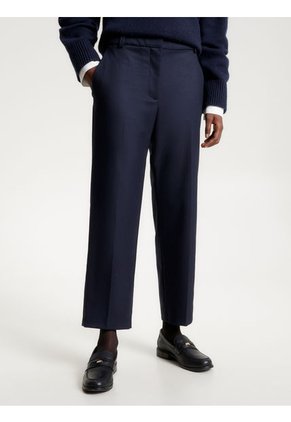 Pantalón Azul Chino De Pierna Recta Y Corte Slim Tommy Hilfiger