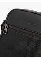 Bolso Negro Reporter Con Panel Tejido Tommy Hilfiger de Tommy Hilfiger
