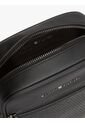 Bolso Negro Reporter Con Panel Tejido Tommy Hilfiger de Tommy Hilfiger