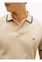 Polo Beige De Piqué Con Corte Regular Tommy Hilfiger de Tommy Hilfiger