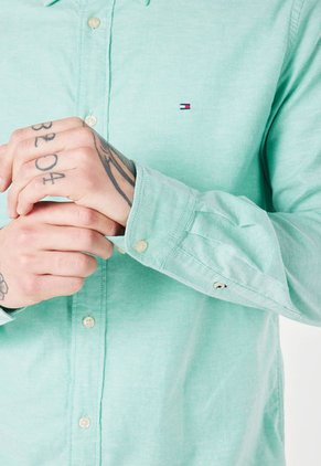 Camisa Verde Menta Tommy Hilfiger