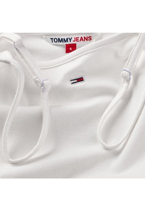 Body Essential Ajustado De Punto Mujer Blanco Tommy Jeans