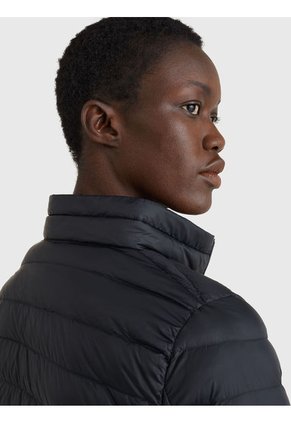 Chaqueta Negra Heritage Acolchada Para Mujer Tommy Hilfiger Mujer Negro Tommy Hilfiger