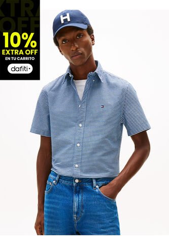 Camisa Multicolor Heritage Oxford De Cuadros Gingham Tommy Hilfiger Tommy Hilfiger