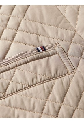 Gabán Beige Acolchado De Corte Amplio Para Mujer Tommy Hilfiger