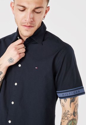 Camisa Azul Tommy Hilfiger