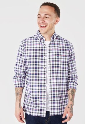 Camisa Blanco-Azul-Rojo Tommy Hilfiger